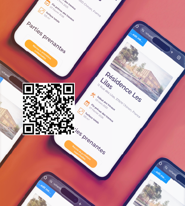 Application pano-qonnect et QR code