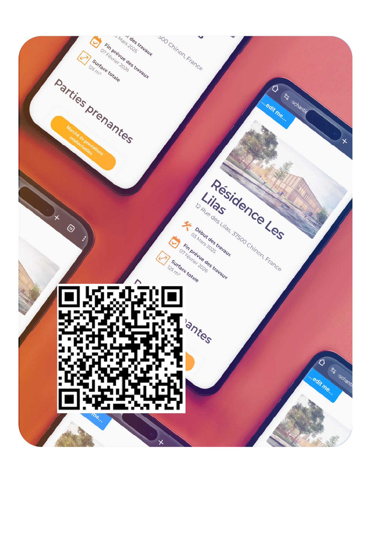 Application pano-qonnect et QR code